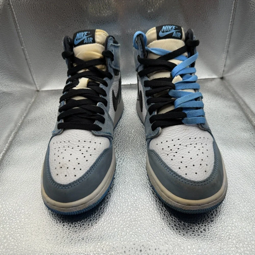 Size 6.5Y Jordan 1 Retro High OG University Blue (GS) Boys Sneakers 575441-134‎